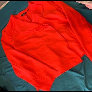 7th Avenue tangerine blazer